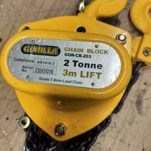 Gorilla GOR-CB-203 2 Tonne Chain Block